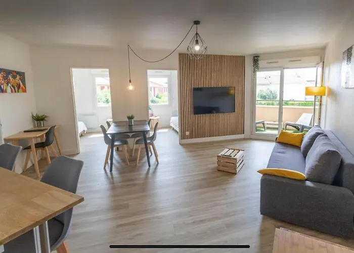 *t3*toulouse Purpan+parking+piscine Apartment Toulouse